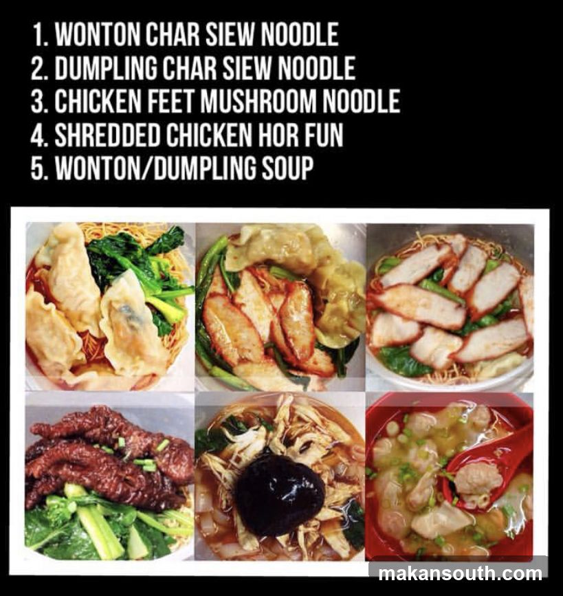 Noodle Menu Display