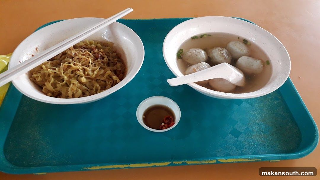 Noodle and Fish Ball Soup Meal