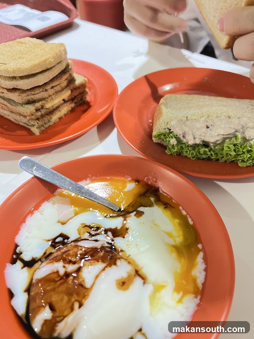 Cantonese-style food spread
