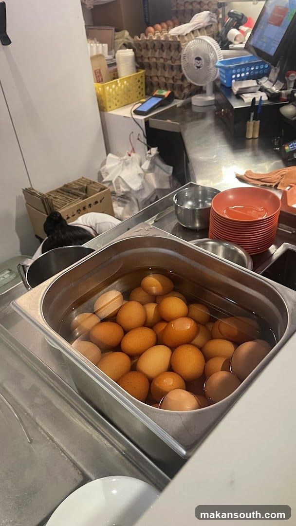 Egg Soaking Station in Kitchen