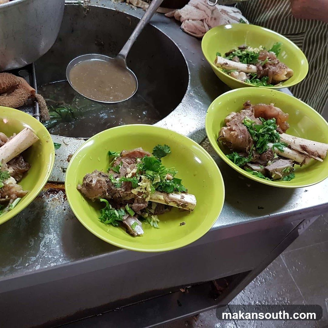 Lamb Soup Preparation