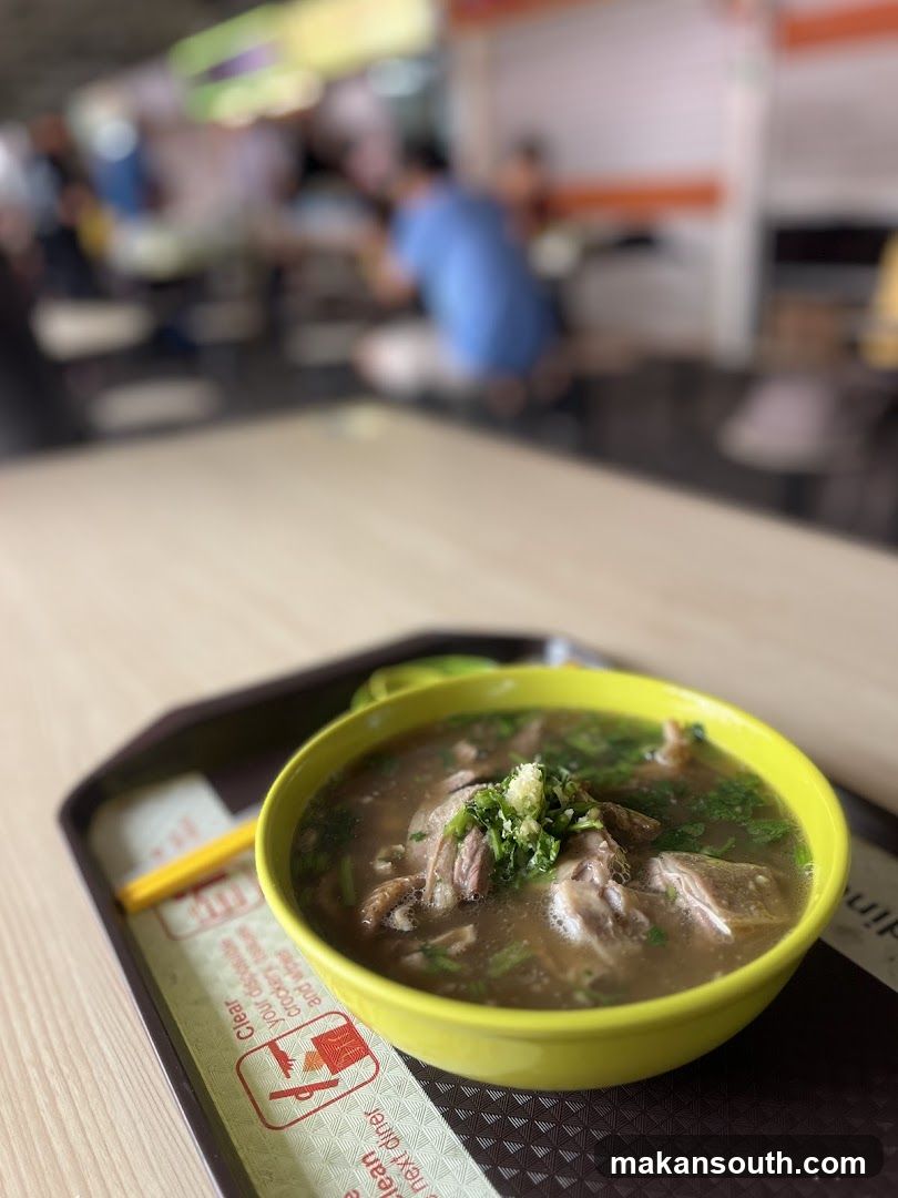 Bowl of Soup with Garnish