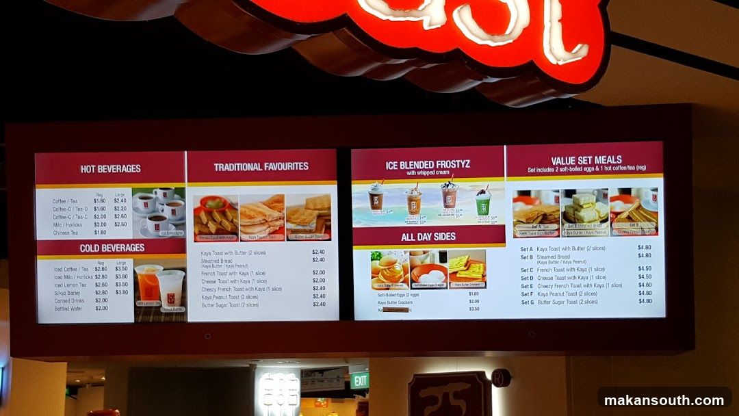 Hot & Cold Menu Board