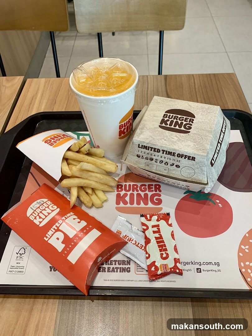 Burger King Meal Tray