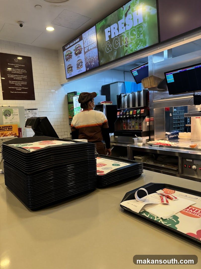 Fast Food Counter Interior