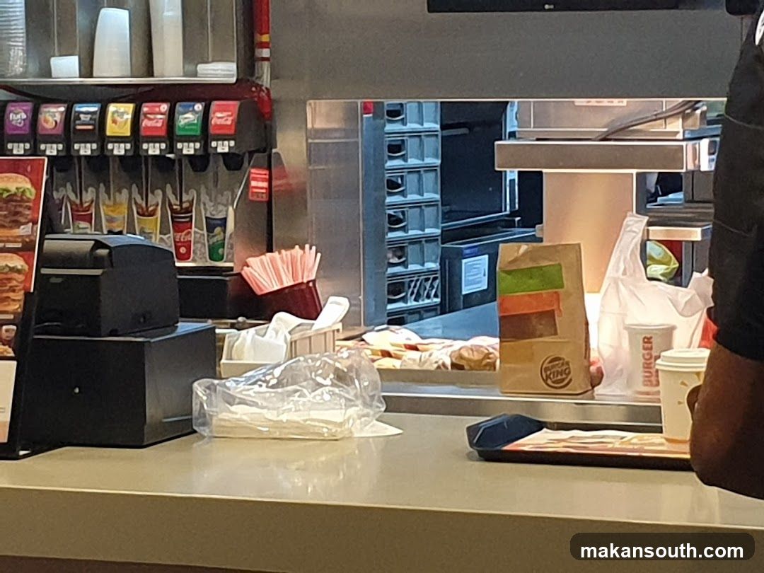 Fast Food Counter Interior