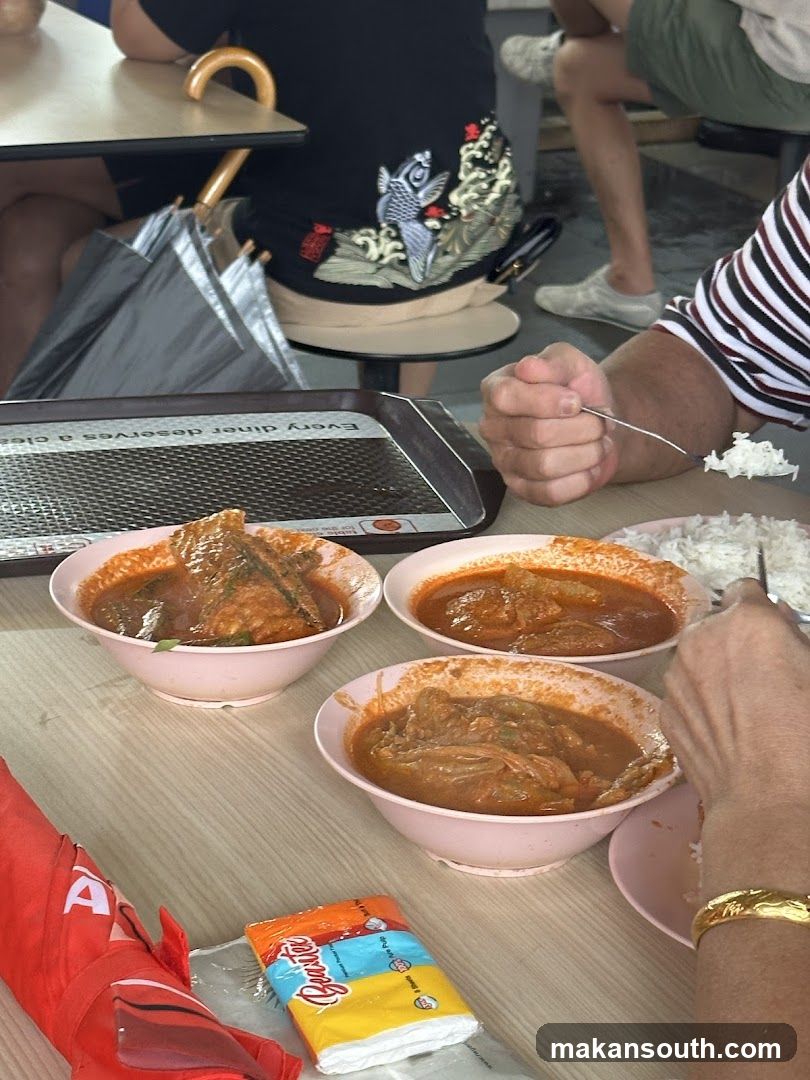 Dining Table with Curry Bowls
