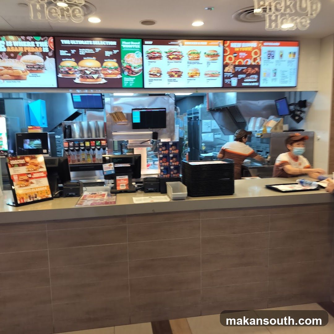 Fast Food Counter Interior