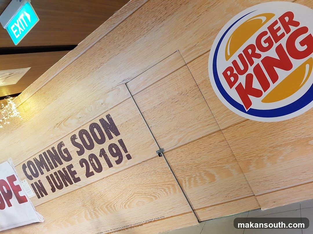 Burger King Coming Soon Sign