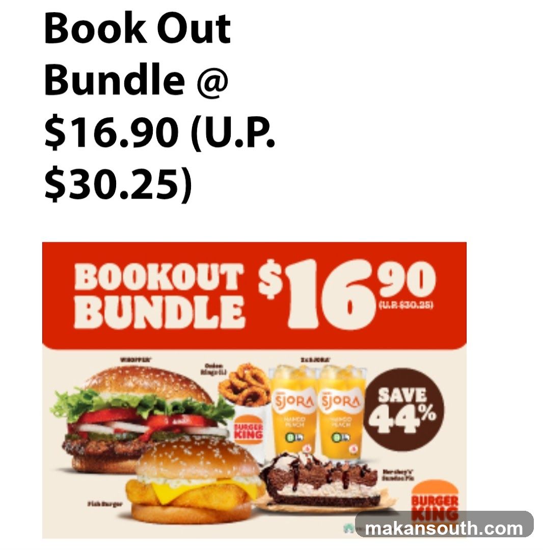 Burger King Bookout Bundle Ad