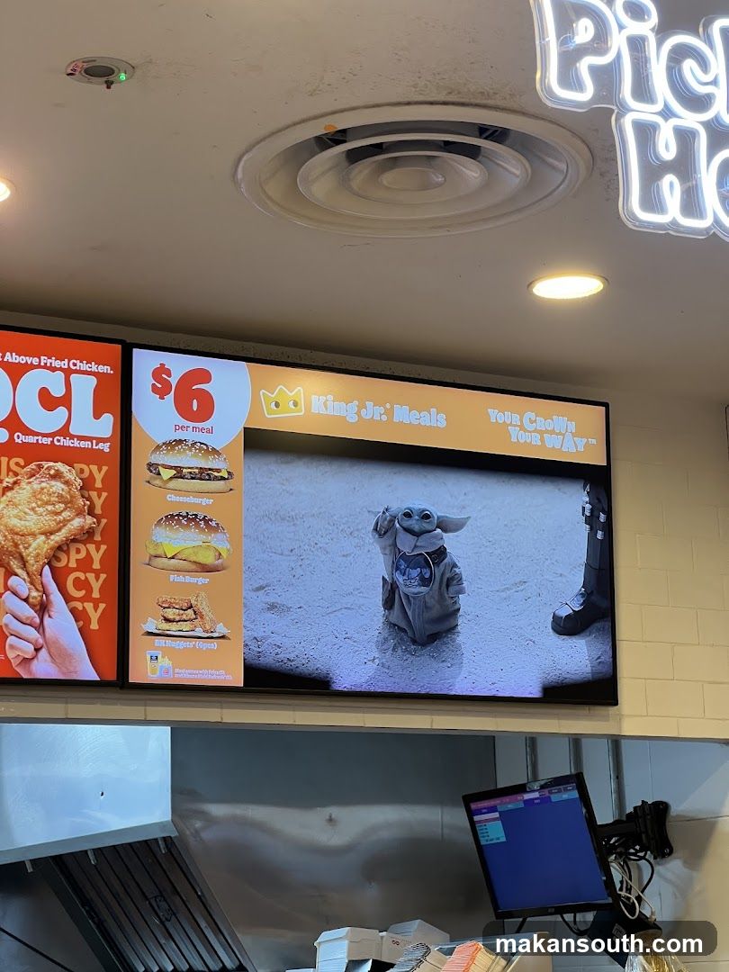 Fast Food Counter Display