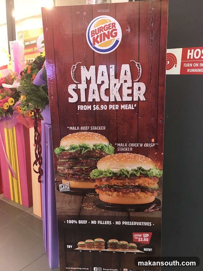 Burger King Ad Display