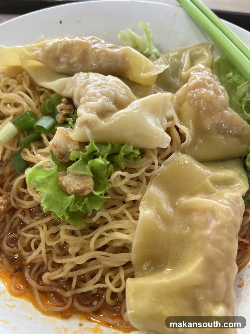 Wonton Noodle Dish
