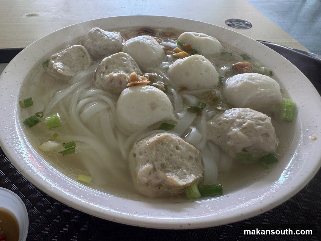 Fish Ball Noodle Soup Bowl