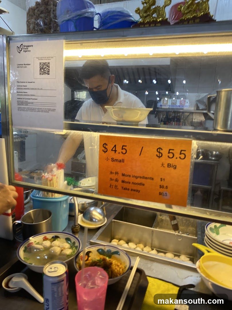 Food Stall Counter View