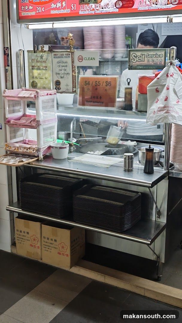 Food Stall Interior View