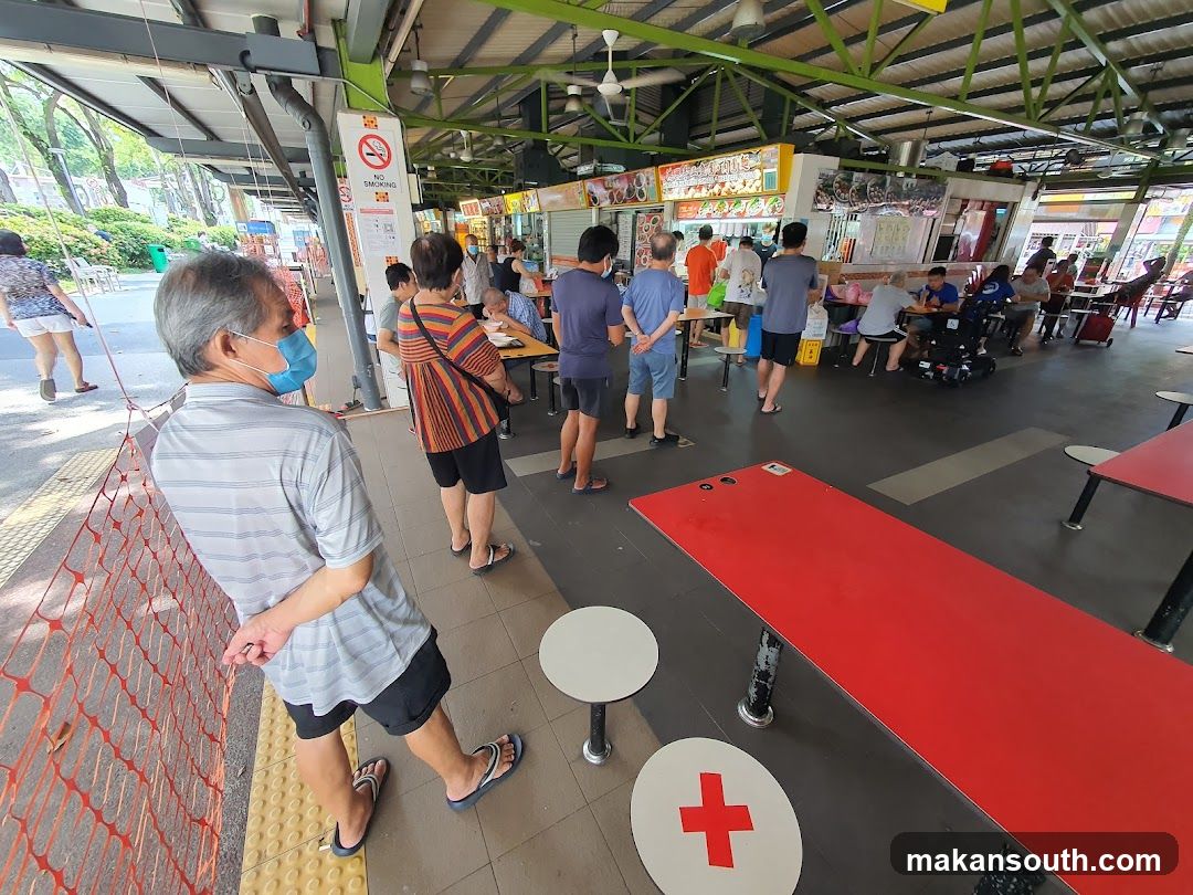 Hawker Center Queue Scene