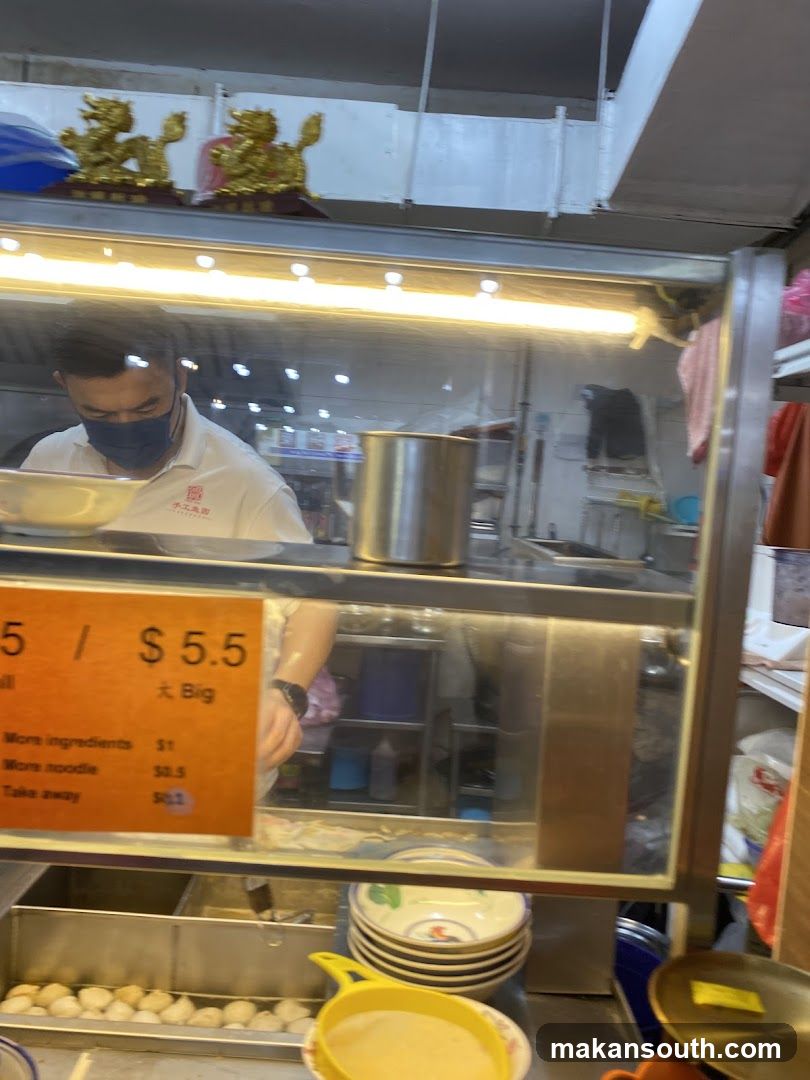 Food Stall Interior View