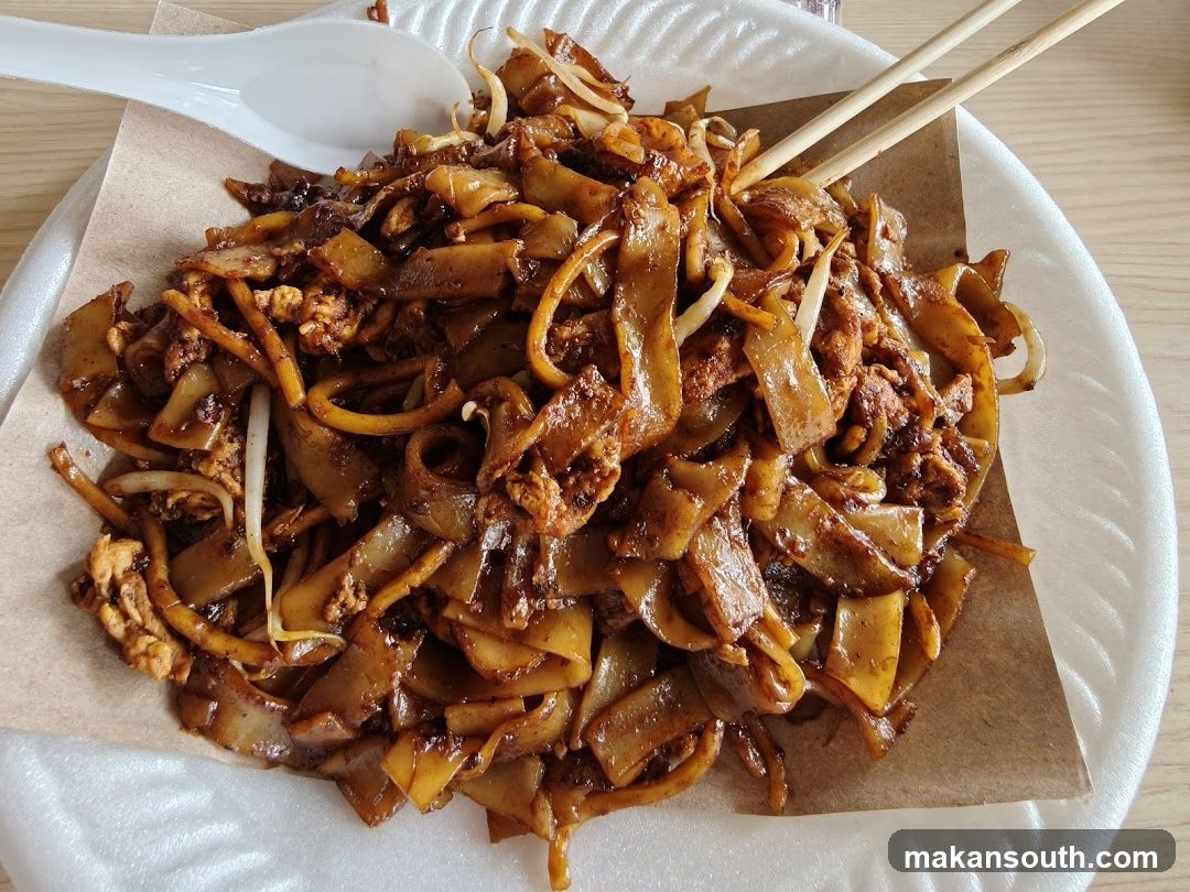 Nasi Lemak or similar stir-fried noodles dish