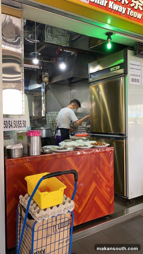 Food Stall Interior View