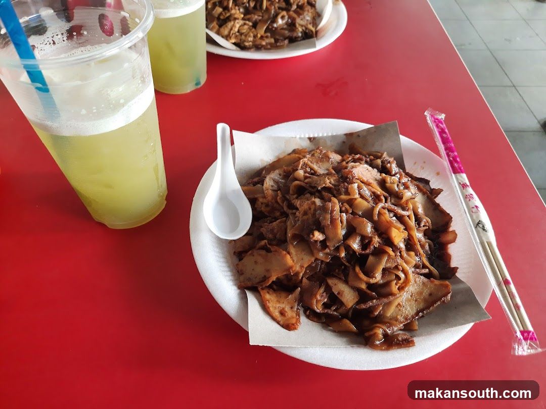 Kaya Toast and Kopi O at a Red Table