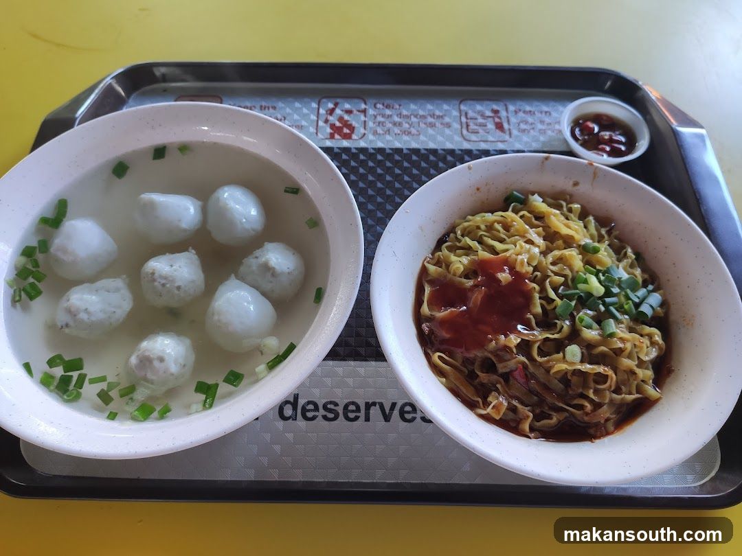 Noodle and Fish Ball Meal