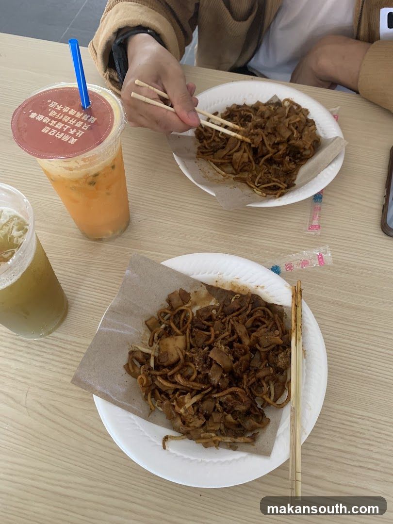 Food and Drink at a Table