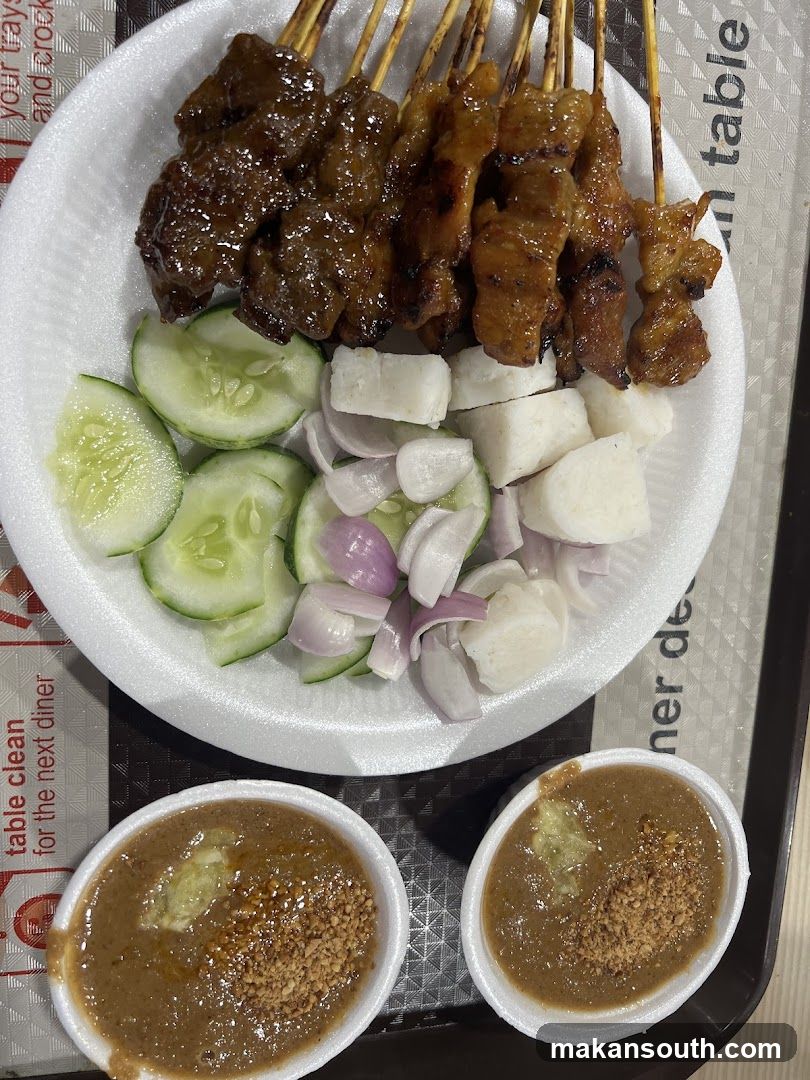 Satay Platter with Side Dishes