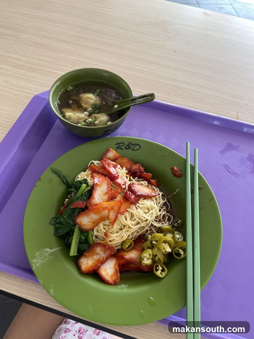 Noodle Meal with Chopsticks