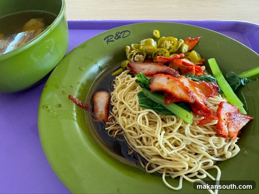 Noodle Dish with Sausage and Greens