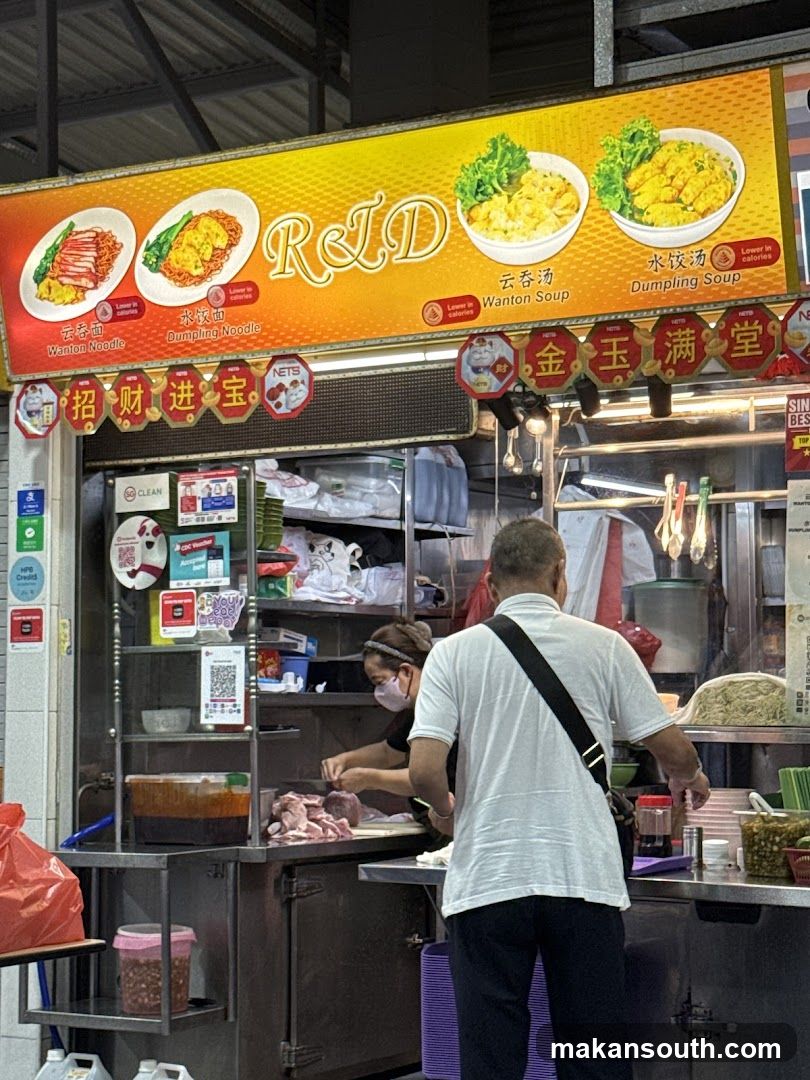 Food Stall Interior View