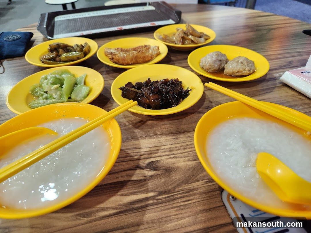 Rice Porridge with Side Dishes