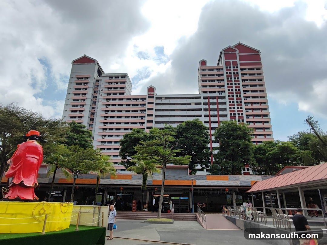 HDB Complex with Statue