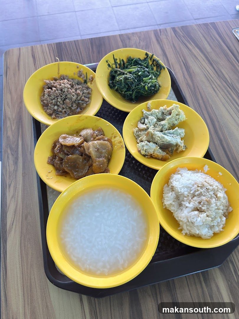 Food Tray with Dishes