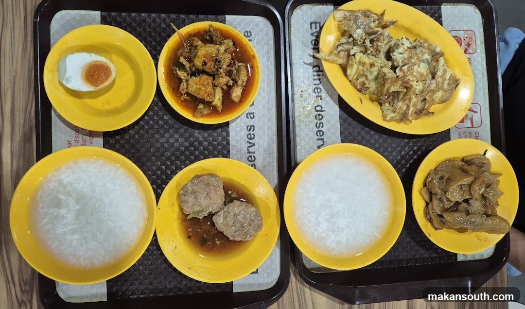 Cantonese-style Rice Porridge Meal Set