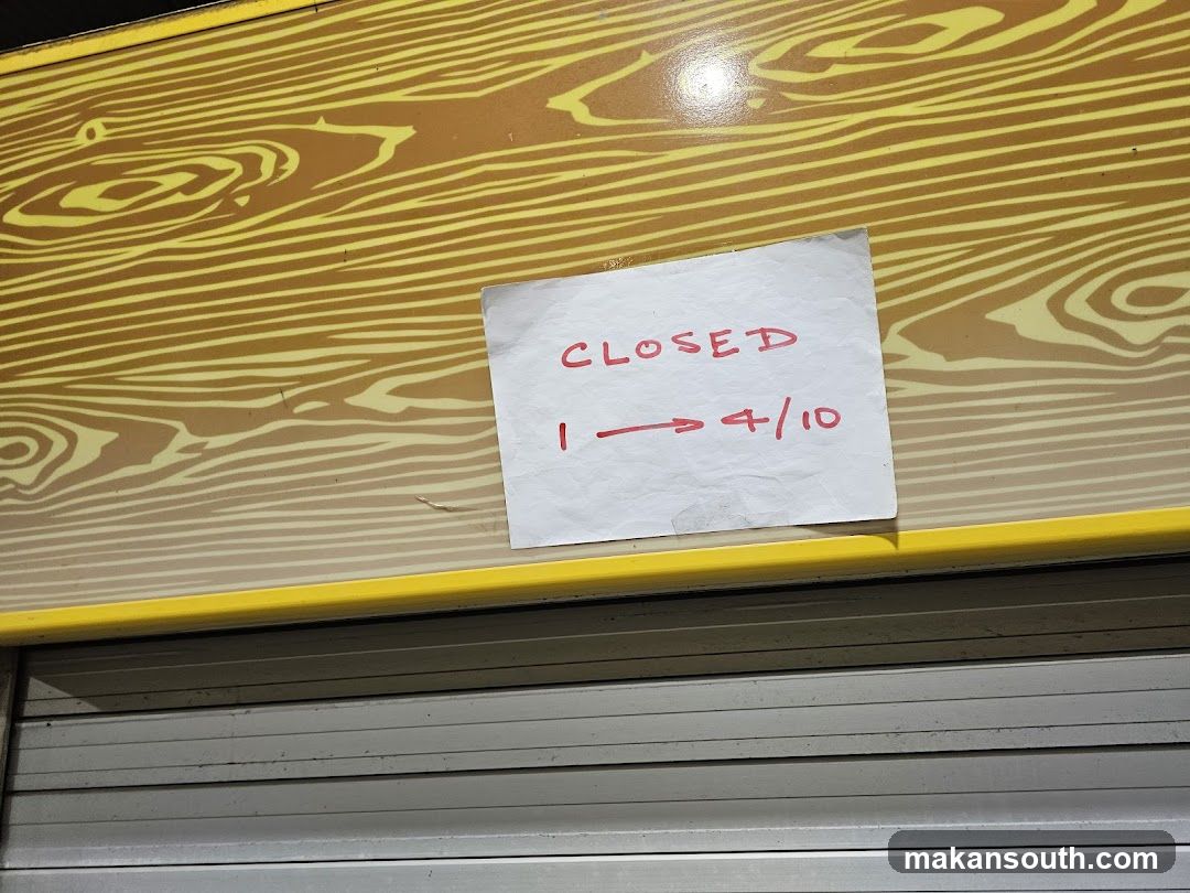Closed Sign on Shop Front