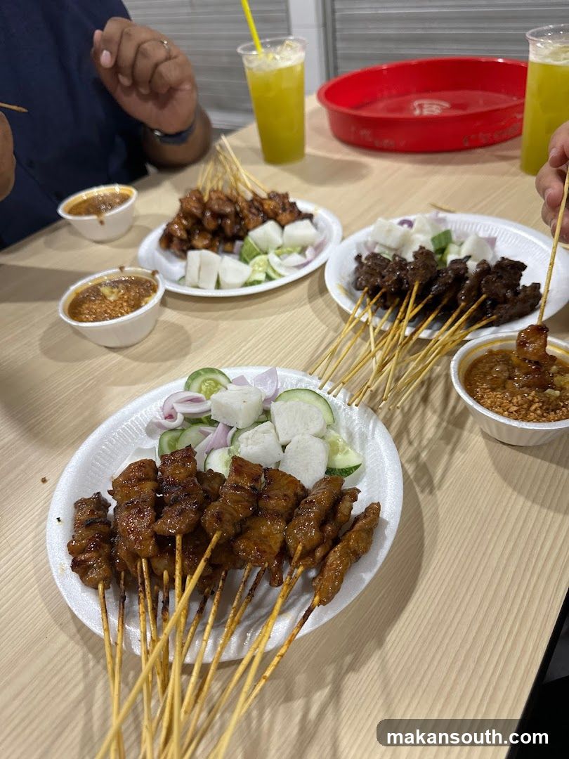 Sate Skewers Meal