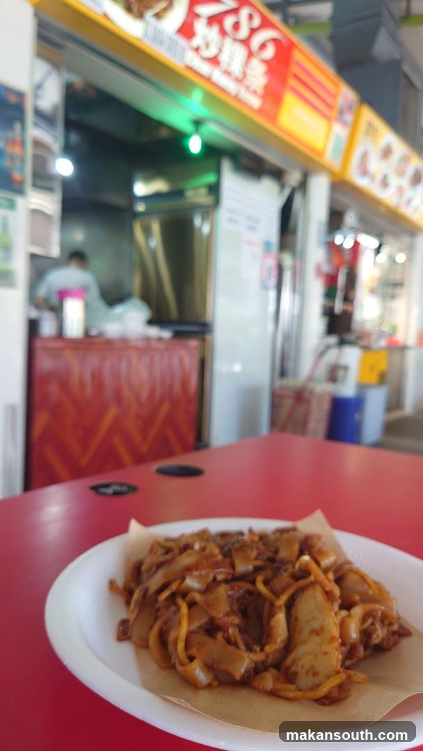 Plate of Char Kway Teow at Food Stall