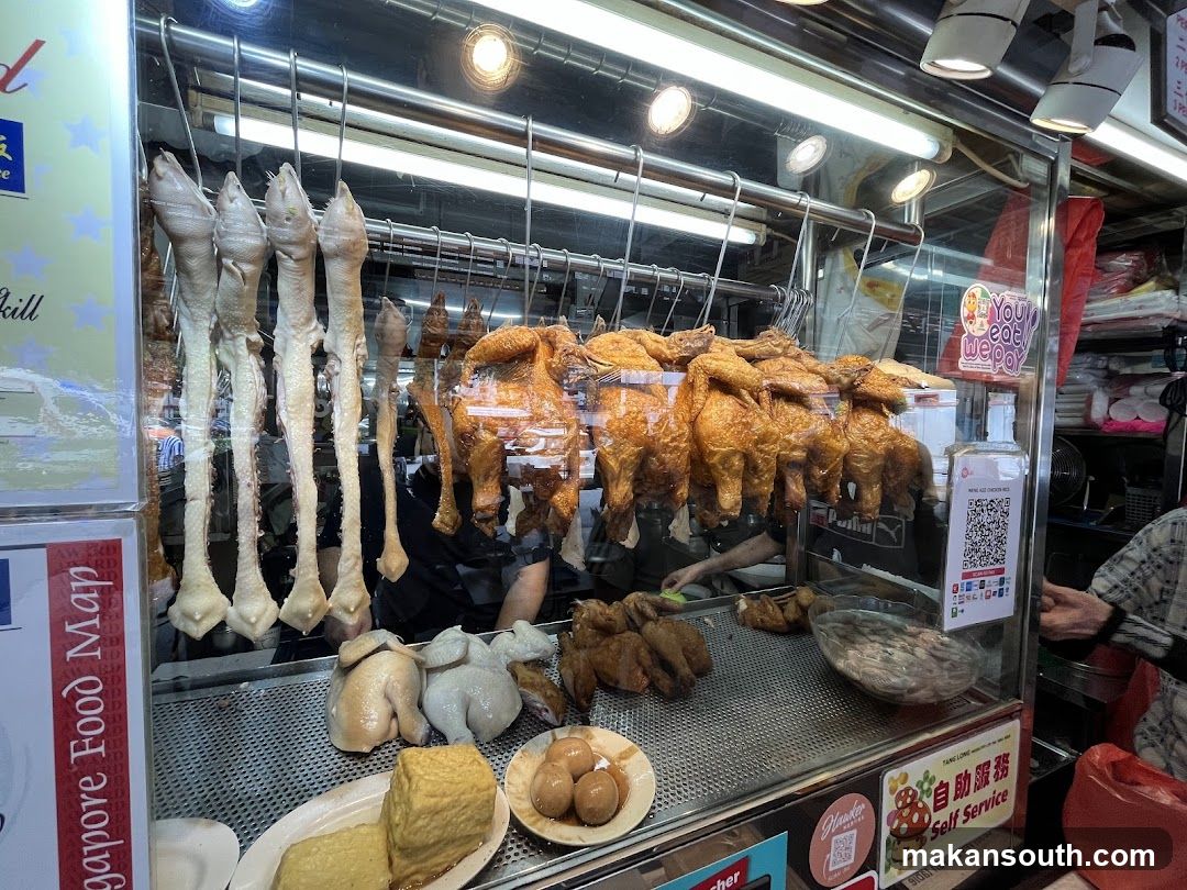 Roasted Chicken Stall Display