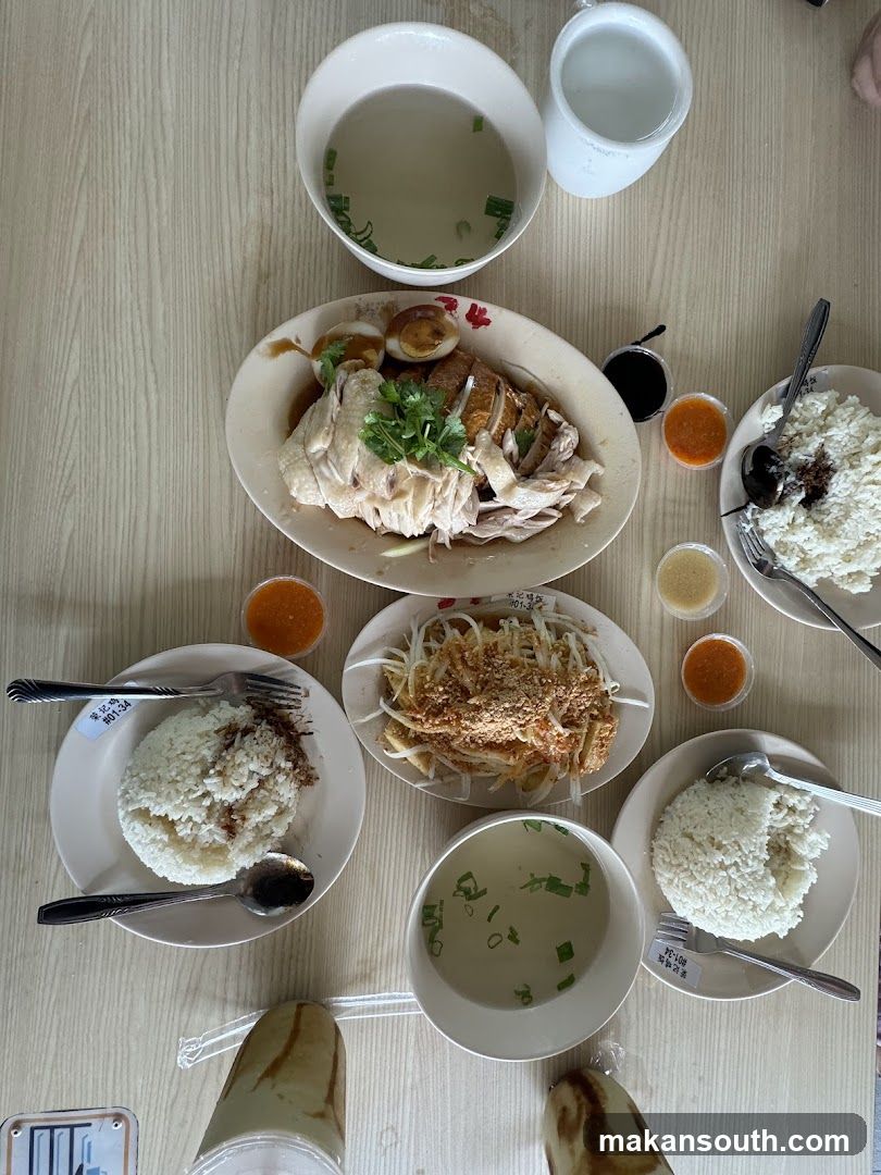 Hainanese Chicken Rice Meal