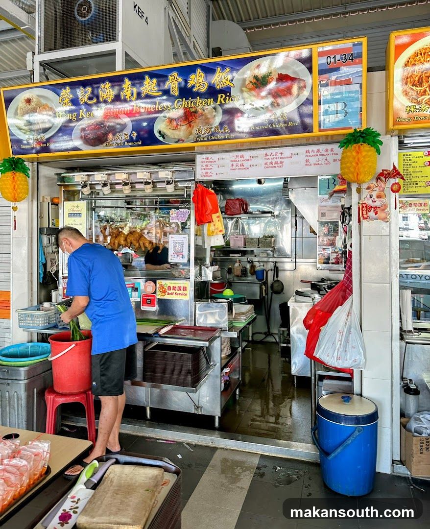 荣纪海南起骨鸡饭 Weng Kee Hainan Boneless Chicken Rice