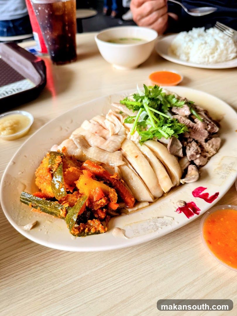 Hainanese Chicken Rice Plate