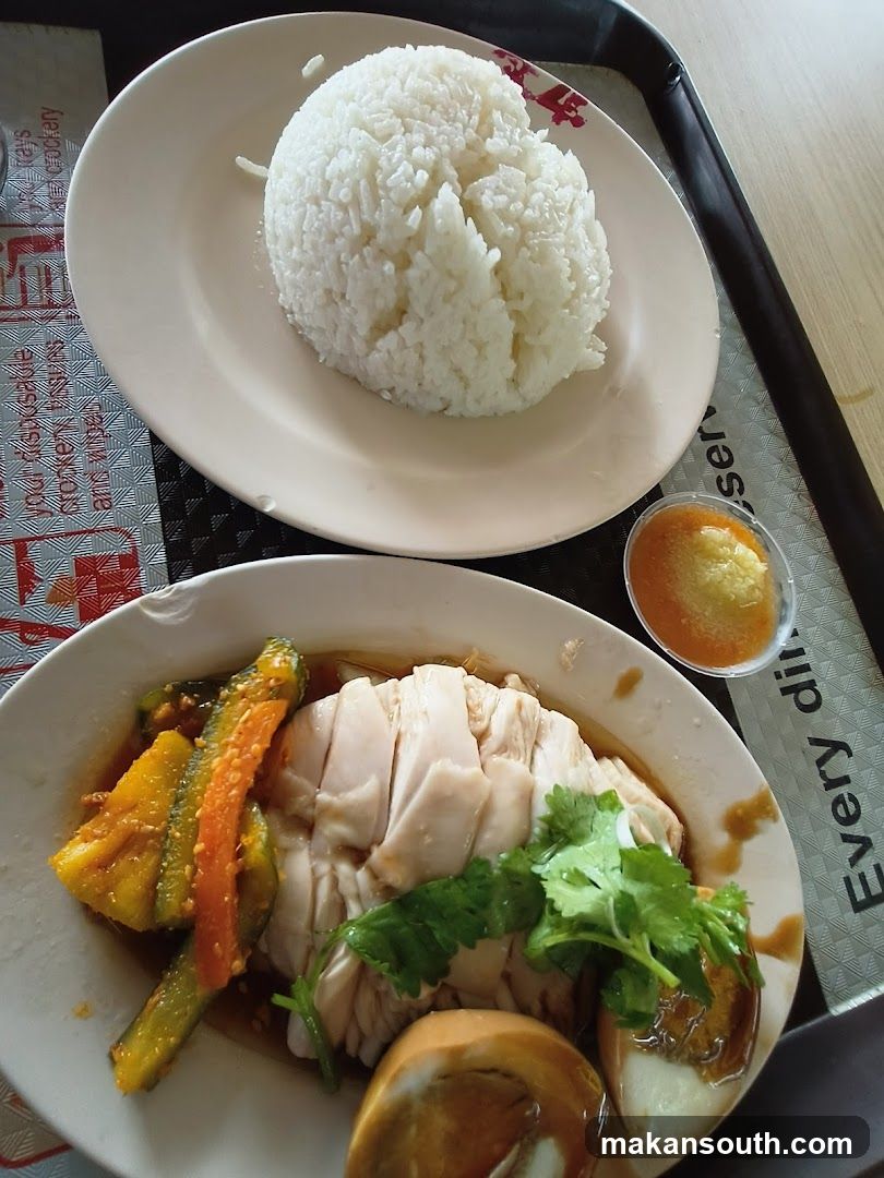 Hainanese Chicken Rice Meal