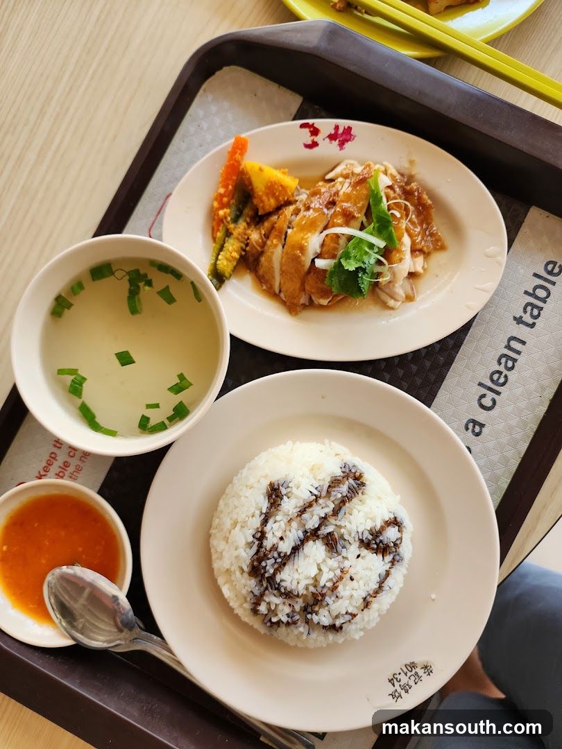 Hainanese Chicken Rice Meal