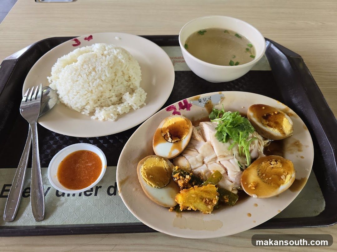 Hainanese Chicken Rice Tray