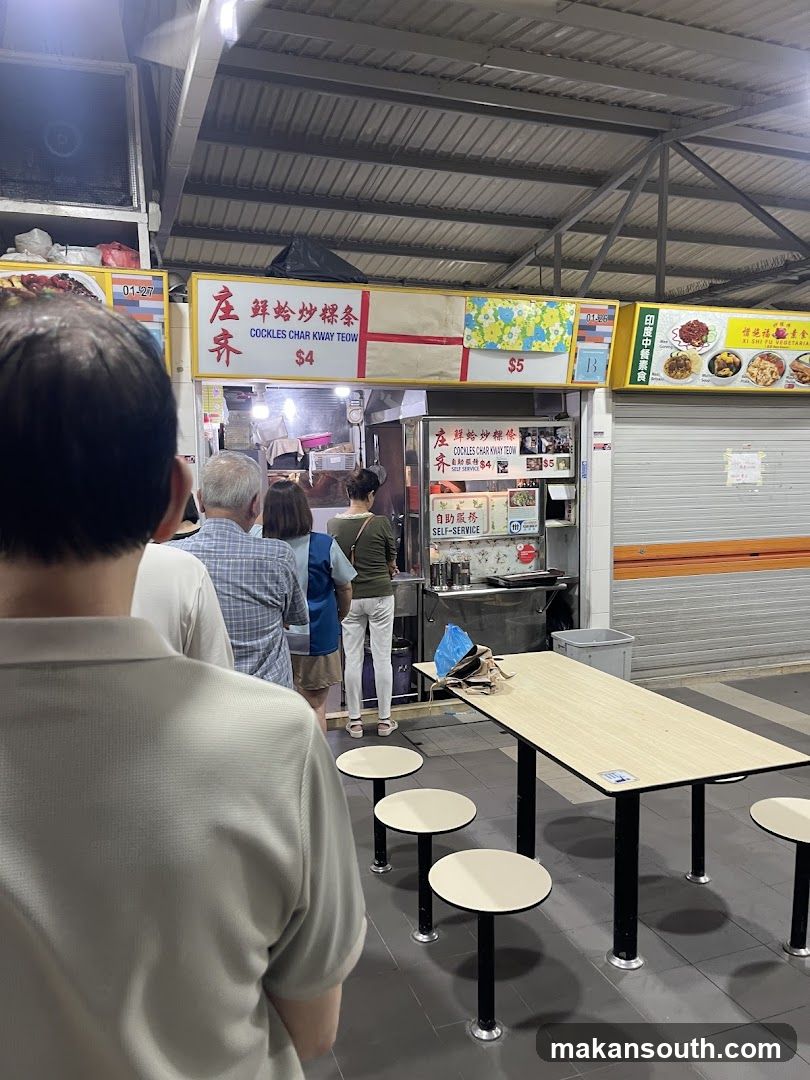 Food Stall Interior Scene