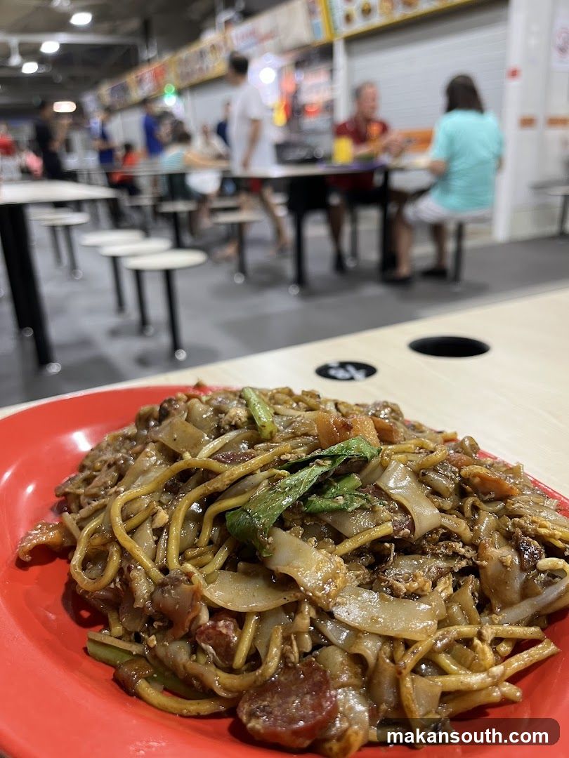 Noodle dish at food court