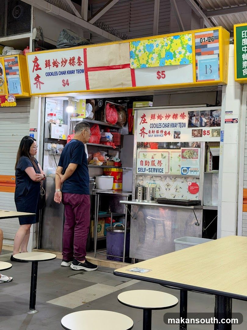 Food Stall Interior View