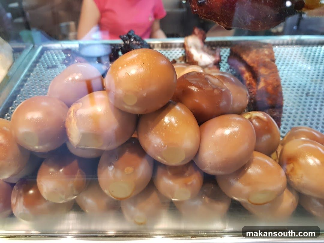 Braised Eggs Display