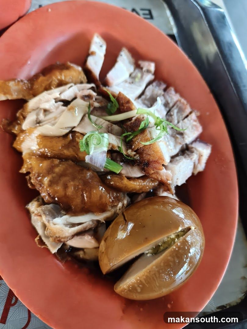 Sliced Chicken with Egg